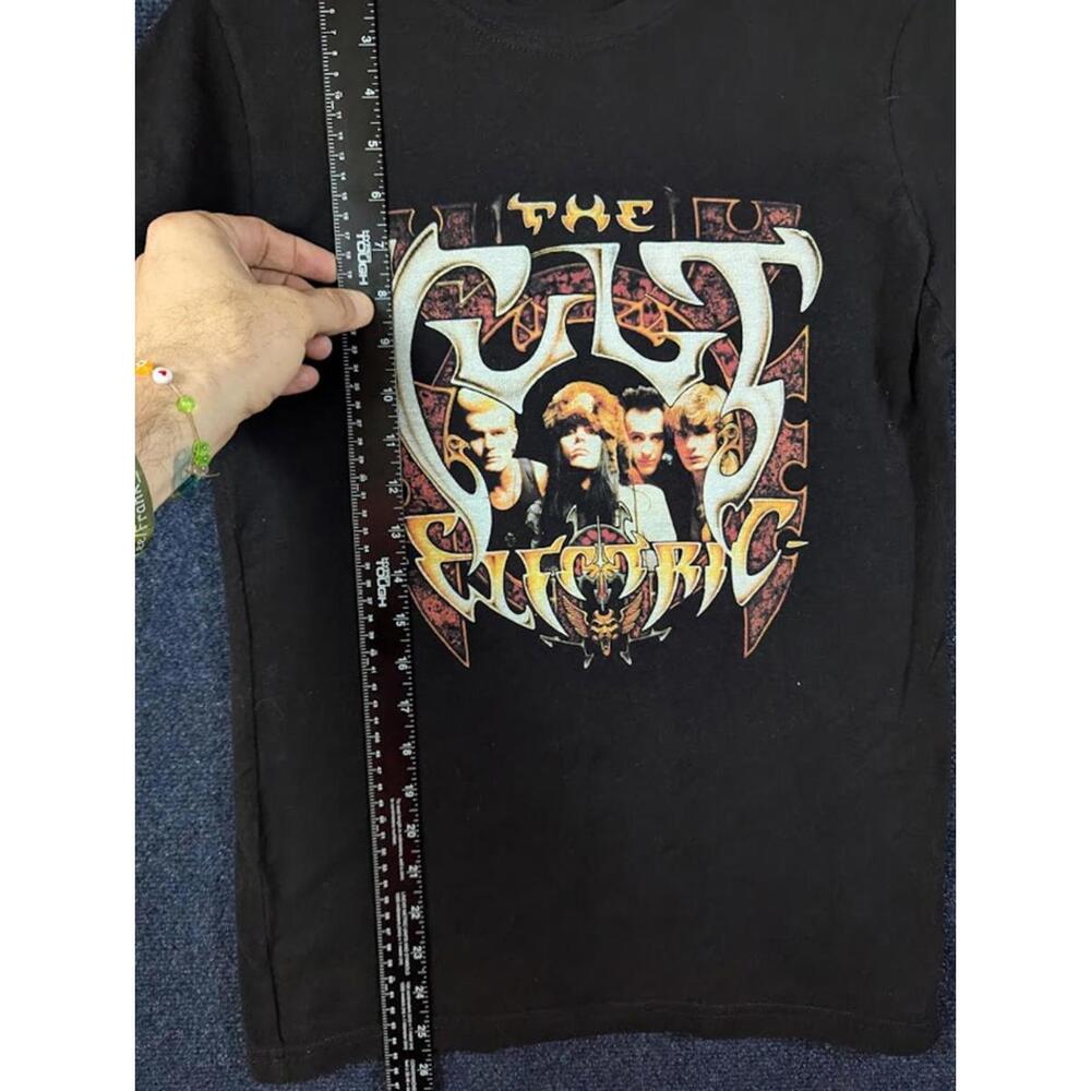The Cult Electric Summer 87 Retro style Band Tee Wm L Babydoll Fit Rock Grunge - Picture 6 of 6